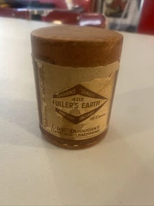 Vintage "Ure" Druggist Fullers Erde 4oz Teilinhalt / Baltimore Cleveland - Bild 1 von 6