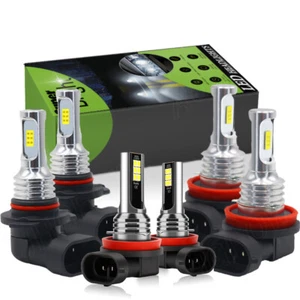 For Volvo C70 S40 V50 C30 2007 2008 2009 2010 2011 LED Headlight Fog Light Bulbs - Picture 1 of 16