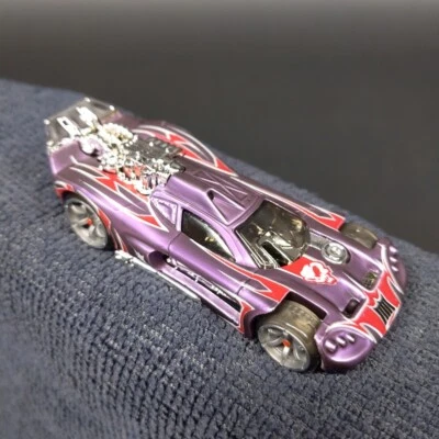 Hot Wheels AcceleRacers Spine Buster атласный фиолетовый CM6 новый запечатанный 2005 - Изображение 1 из 4