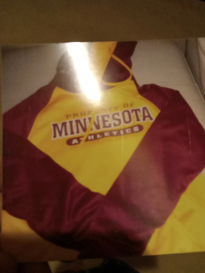 MINNESOTA GOLDEN GOPHERS HOODED SWEATSHIRT-NWT- SIZE MEDIUM OR LARGE-100% POLY. - Image 1 of 1