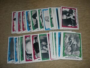 Lot of 44 different 1980 Topps You'll Die Laughing Monsters NrMt Half the Set