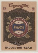 2012 Panini Cooperstown Hall of Fame Classes Induction Year Brooks Robinson HOF