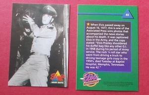 ELVIS PRESLEY TRADE CARD 40 BY THE RIVER GROUP 1993 - Bild 1 von 1