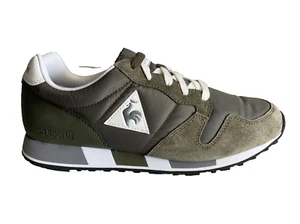 Le Coq Sportif Omega Men's Green Nylon Lifestyle Trainers Sneakers 9 Shoes 42 - Picture 1 of 11