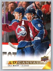 2022 Upper Deck #C22 Cale Makar UD Canvas - Picture 1 of 2