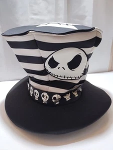 Disney Parks Nightmare Before Christmas Jack Skellington Top Hat Costume New - Picture 1 of 15