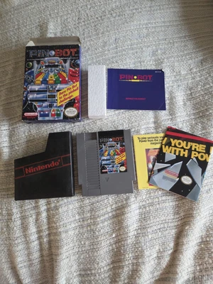 Pin-Bot NES Nintendo Complete CIB Authentic! Very Good Condition! Rare! - Image 1 of 4