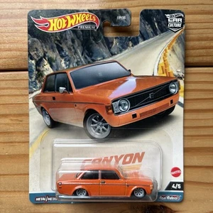Hot Wheels Premium Car Culture Canyon Carvers '73 Volvo 142 GL Orange New 4/5 - Picture 1 of 4