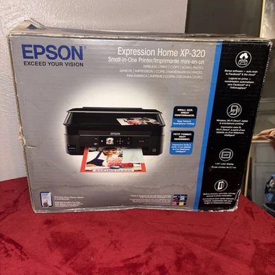 Expression Home XP-320 Small-In-One Printer (NO POWER CORD/ NOT TESTED) - Image 1 of 4