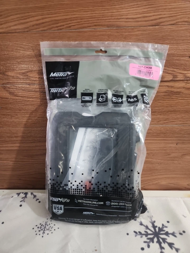 Metra 107-CH3B Radio installation Kit For Jeep Wrangler JL 2018-Up