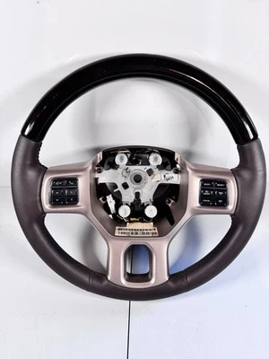 2013-2018 Dodge Ram 1500 2500 BROWN Longhorn Heated Steering Wheel - Image 1 of 4