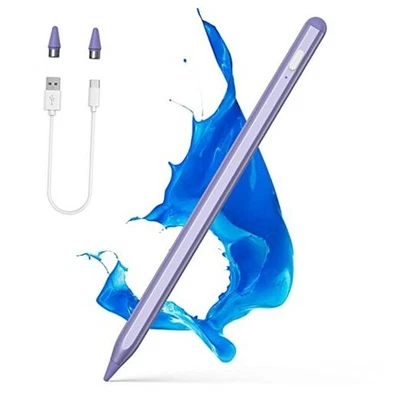 Lápiz óptico activo para pantallas táctiles, lápiz digital para iOS/Android púrpura Foto 1 de 4