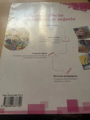Empresa y diseño de modelos de negocio 2.º Bachillerato. NUEVO. Envío URGENTE - Imagen 1 de 2