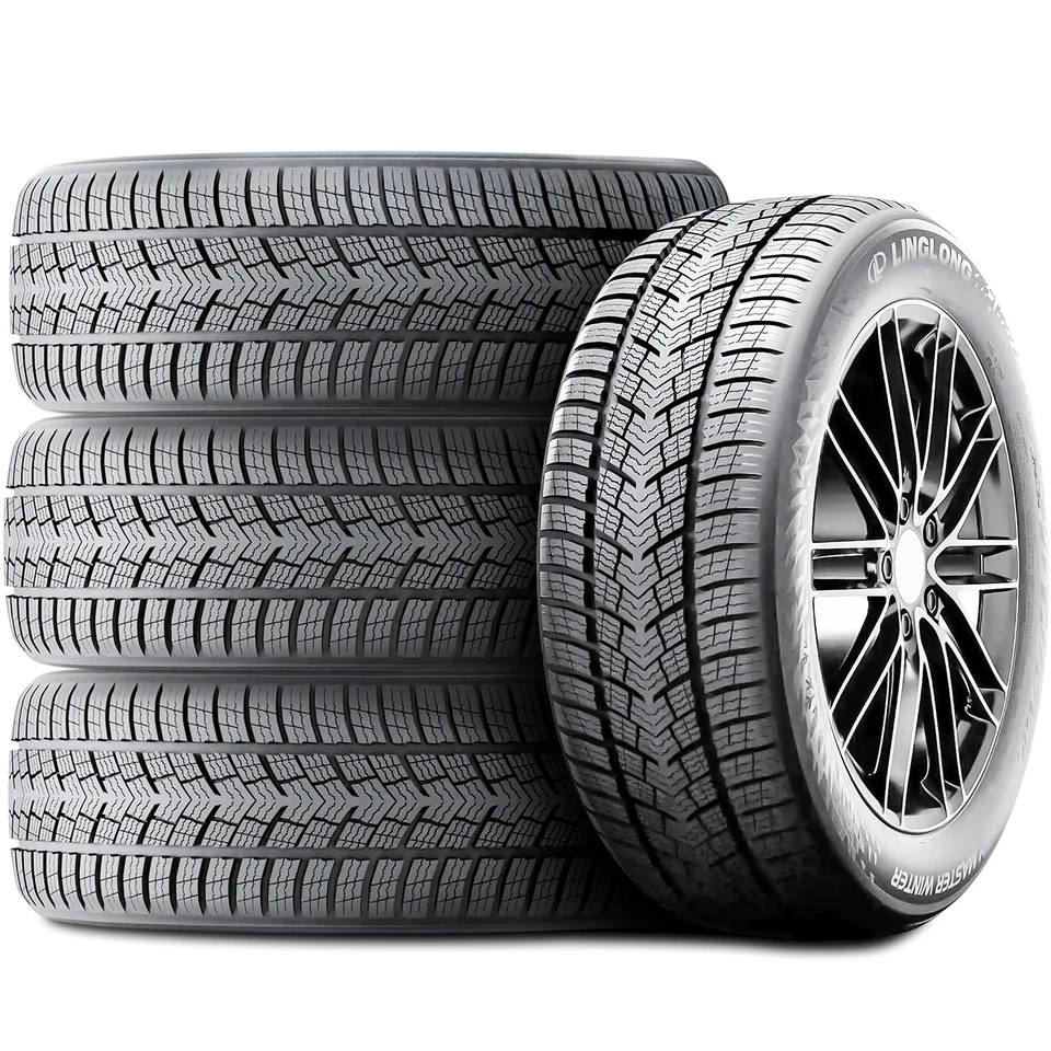 4 Tires Linglong Sport Master Winter 195/50R16 88H XL Performance Studless Snow Foto 1 de 4