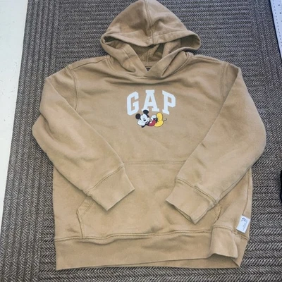 GAP Mickey Mouse Disney Sudadera con Capucha Marrón Juvenil Talla 8 Mediana #52  Foto 1 de 4
