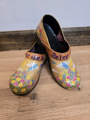 Zueco Sanita The Original Danés Pintado a Mano Talla 39 EUR / 8 EE. UU. Foto 1 de 4