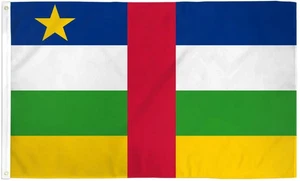 Central Africa 2x3ft Poly Flag International African Country National Flag - Picture 1 of 3