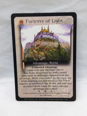 The Wheel Of Time 1st Edition Fortress Of Light Rare Card HP - Image 1 of 4