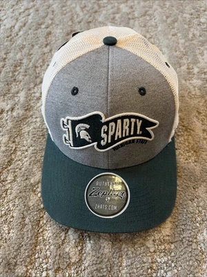 Michigan State Spartans Trucker Hat Adult Adjustable Cap Zephyr NCAA Big 10 NWT - Image 1 of 4