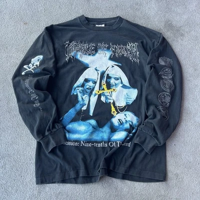Vintage REPRINT Cradle of Filth Possession Nine Tenths Of The Lord Longsleeve Lg - Image 1 of 4