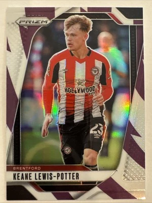 2024-25 Panini Prizm EPL KEANE LEWIS-POTTER Purple & White Stripes Prizm /92 - Image 1 of 3
