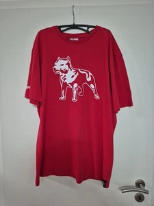 Amstaff Logo 2.0 T-Shirt Rot Weiß Herren Kurzarm Gr 3XL - Bild 1 von 2