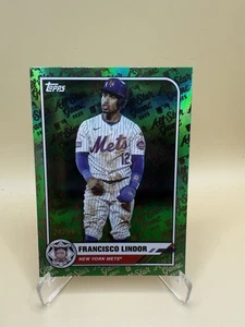 Juego Topps All Star 2025 # Francisco Lindor lámina verde/99 Mets - Imagen 1 de 1