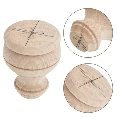  French Decorative Wooden Table Legs Furniture Couch Feet Replacement - Image 1 of 4