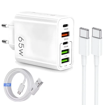 65W Ladegerät 60W ladekabel für iPhone 15 16 Plus/Pro/Pro Max USB C Adapter - Bild 1 von 4