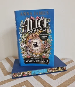 Signed 1st Edition Alice With a Why by Anna James Exclusive edition Hardback - Picture 1 of 4