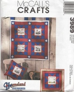 Chicken Cow Pig Quilt Pattern McCall's 3989 OOP - Picture 1 of 1