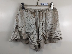 Bec & Bridge Gold Elastic Waist Shorts Size 6 - Picture 1 of 8