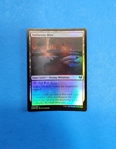 1x Sulfurous Mire Kaldheim 2021 Mtg Magic Card Snow Land Swamp Mountain 270 Foil - Picture 1 of 2