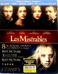 Les Misérables (Blu-ray/DVD, 2013, 2-Disc Set) - Imagen 1 de 3