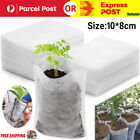 400pcs Non-woven Garden Plant Nursery Bags Plant Grow Bags Fabric Seedling Pot