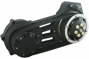Ultima 2" Open Belt Drive Primary Harley Heritage Softail Fat Boy Black 2007-16 - Picture 1 of 1