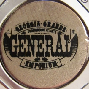 De colección Georgia Grande General Emporium Atlanta, GA Madera Níquel - Ficha - Imagen 1 de 2