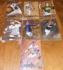 1996 (7) Fleer/skybox Metal Universe JEFF KENT, Ryne Sandberg, Chris Hammond, Da
