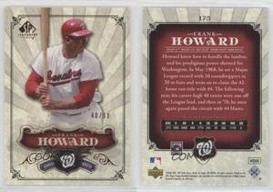 2006 SP Legendary Cuts Bronze /99 Frank Howard #175