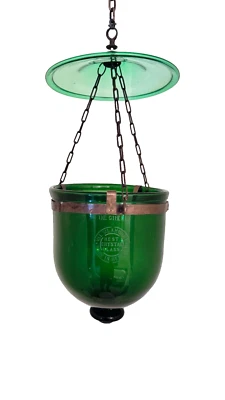 Antiguo cristal de cristal Linterna De Grelle Val St. Lambert hecho en Bélgica Foto 1 de 4