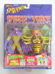 Spider-Man - Spider Force Transforming Armor Swarm Figure - 1997 Toy Biz - Picture 1 of 2