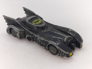 Vintage 1989 Ertl DC Comics Batman Movie Diecast Batmobile 1/43 Scale Used F133