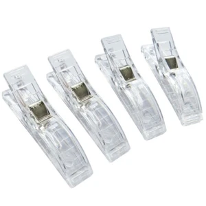 keepdrum Clip Pinzas Transparente 4 Piezas - Imagen 1 de 6