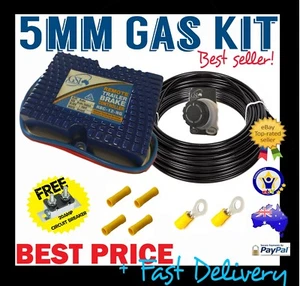 ELECTRIC BRAKE CONTROLLER GSL REMOTE MOUNT + 5MM GAS WIRE KIT - CARAVAN TRAILER - Picture 1 of 4