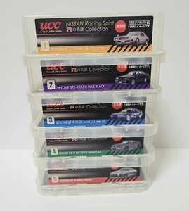NISSAN Racing Spirit Collection GT-R Die Cast Car 5 Lots UCC Collabo Rare Prize - Picture 1 of 11