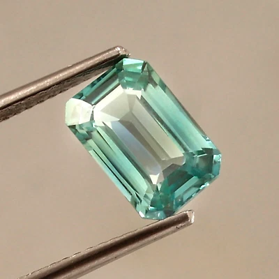 Natürlich Brasilianischer Grün Paraiba Turmalin Locker Smaragd Schliff Edelstein - Bild 1 von 4