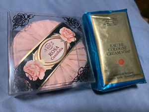 4711 Original Eau De Cologne cream Soap Savon 100 g 3.5 oz & Rosa Centifolia