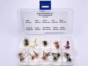 Kit #4,Trout Premium Dry Fly Assortment #4.Twenty Dry Flies total! Free Shipping - Picture 1 of 7