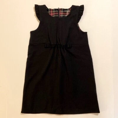 Land's End Kids школьная форма черный платье/джемпер 6 X EUC - Изображение 1 из 4