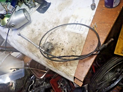 Yamaha YG1 Trail Master 80 1964 embrague/palanca de culata/percha/cable/interruptor de faros Foto 1 de 4